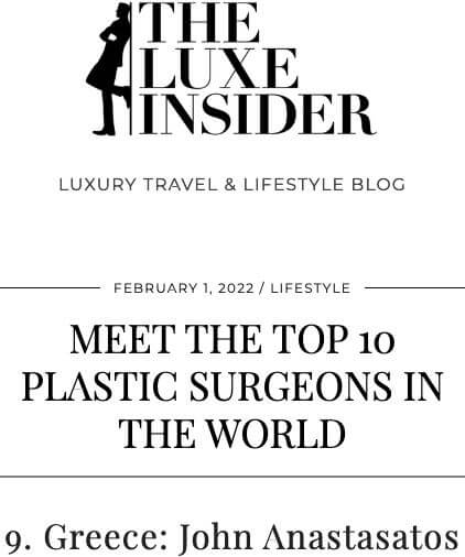 The Luxe Insider, Luxury Travel & Lifestyle Blog, February 1, 2022 Lifestyle Meet the Top 10 Plastic Surgeons in the World, 9. Beverly Hills and Greece: John Anastasatos